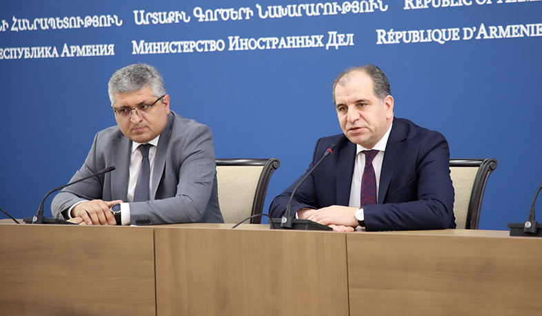 Armenia Deputy Foreign Minister received representatives of Artsakh state governing agencies