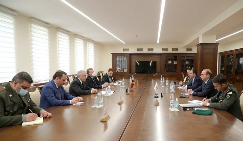 Հայաստանն ու Կիպրոսն ունեն համանման անվտանգային մարտահրավերներ. Վաղարշակ Հարությունյանը հանդիպել է Խարալամբոս Պետրիդեսի հետ