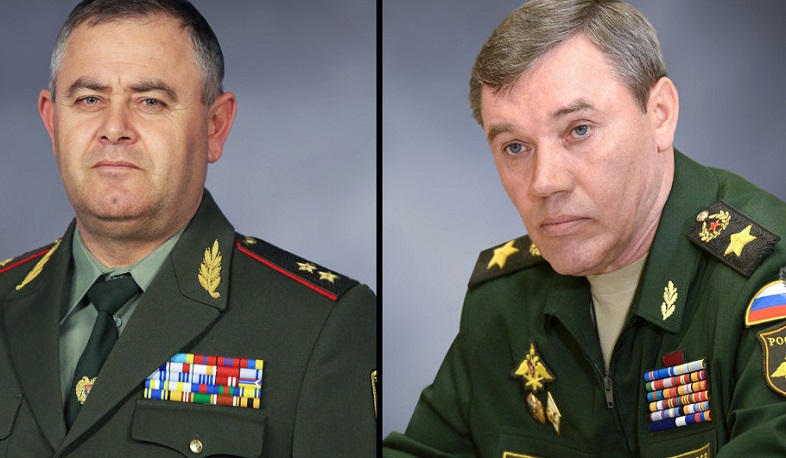 ER və RF SQ Baş Qərargah rəisləri ikitərəfli hərbi əməkdaşlığa dair məsələləri müzakirə edib