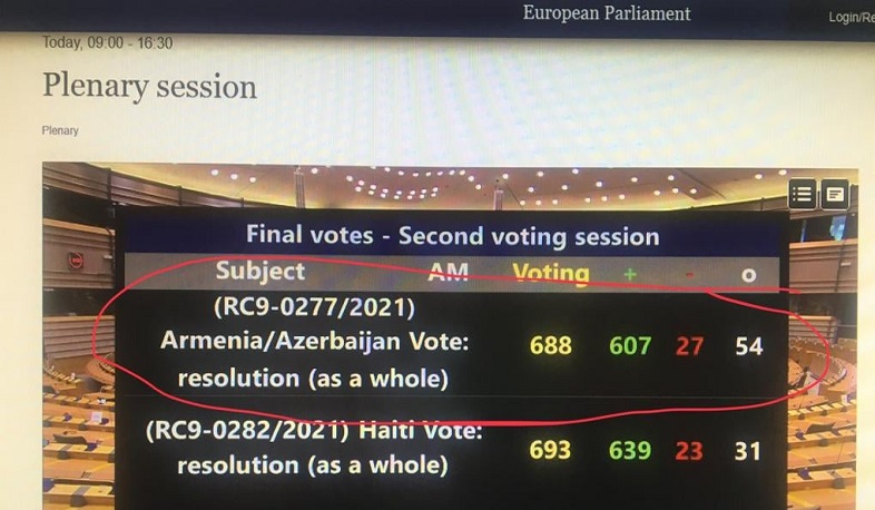 Принятие Европарламентом резолюции об армянских пленных говорит об общечеловеческом значении проблемы: посольство Армении в Бельгии