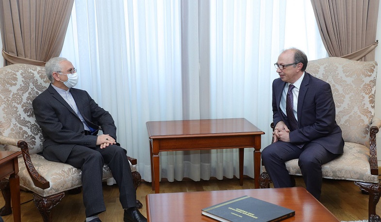 Ara Aivazian at meeting with Iranian Ambassador spoke about issues of regional security and peace