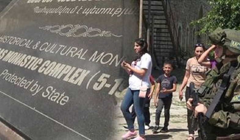 100-dan çox erməni Amaras monastırına getdi