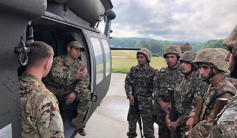 Erməni sülhməramlıları "Kosovo qüvvələri" hərbi təliminin hazırlıq mərhələsində iştirak ediblər