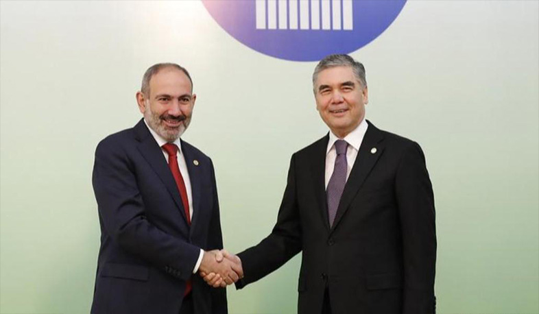 Գուրբանգուլի Բերդիմուհամեդովը շնորհավորական ուղերձ է հղել Նիկոլ Փաշինյանին՝ ՀՀ վարչապետի պաշտոնում նշանակվելու կապակցությամբ