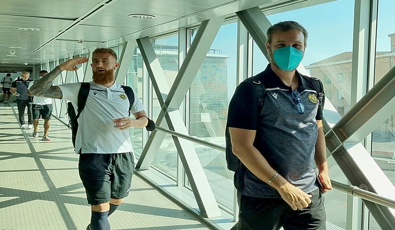Armenian national team off to North Macedonia