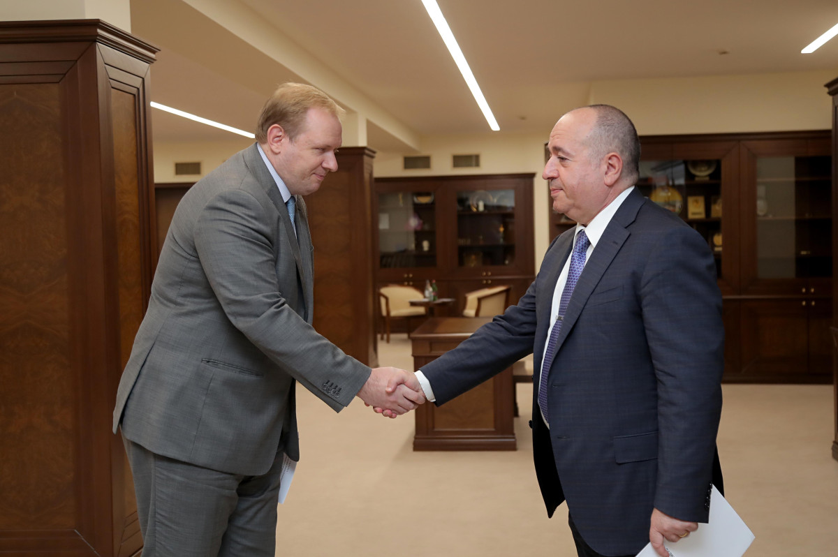 Arshak Karapetyan discussed South Caucasus Railway’s role in cargo transportation for Armed Forces