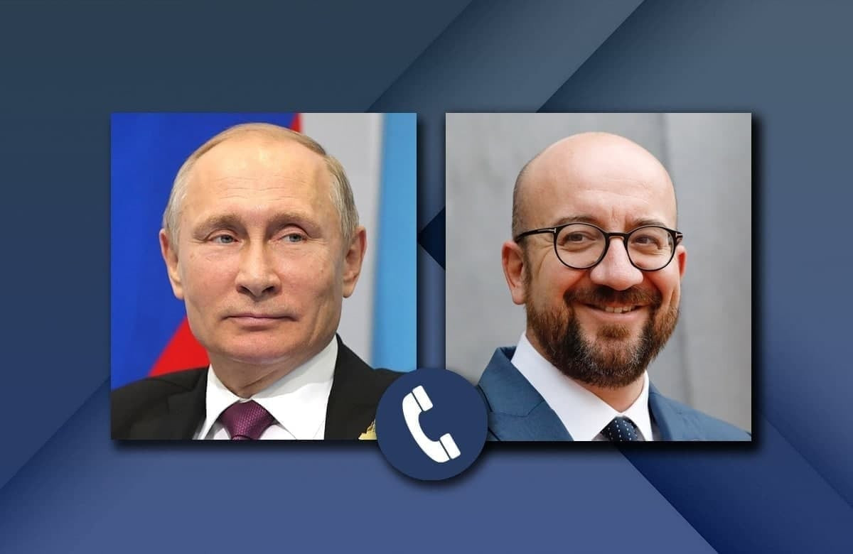 Vladimir Putin və Şarl Mişel Artsax məsələsini müzakirə etdilər