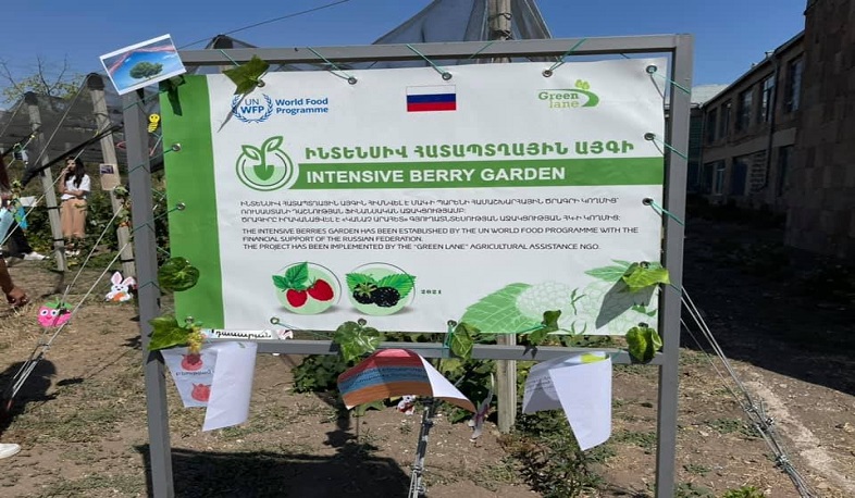 Կոտայքի մարզի ենթակայության երեք դպրոցներում բացվեցին ինտենսիվ այգիներ