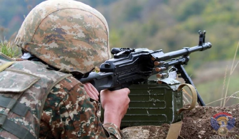 Azərbaycan SQ Artsaxda atəşkəs rejimini pozub, Müdafiə Ordusunun hərbçisi güllə yarası alıb
