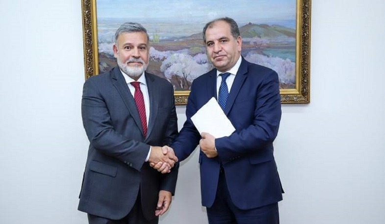 Հայաստանը շահագրգռված է Պերուի հետ հարաբերությունների զարգացմամբ. Արմեն Ղևոնդյանը՝ Պերուի նորանշանակ դեսպանին