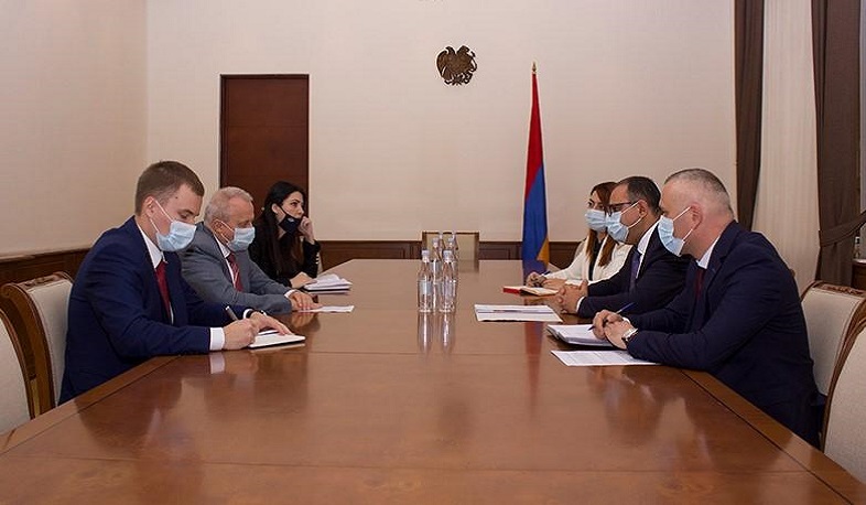 Տիգրան Խաչատրյանը և Սերգեյ Կոպիրկինը քննարկել են հայ-ռուսական տնտեսական համագործակցությանն առնչվող հարցեր