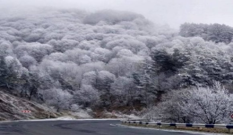 Վանաձոր-Դիլիջան ավտոճանապարհին ձյուն է տեղում
