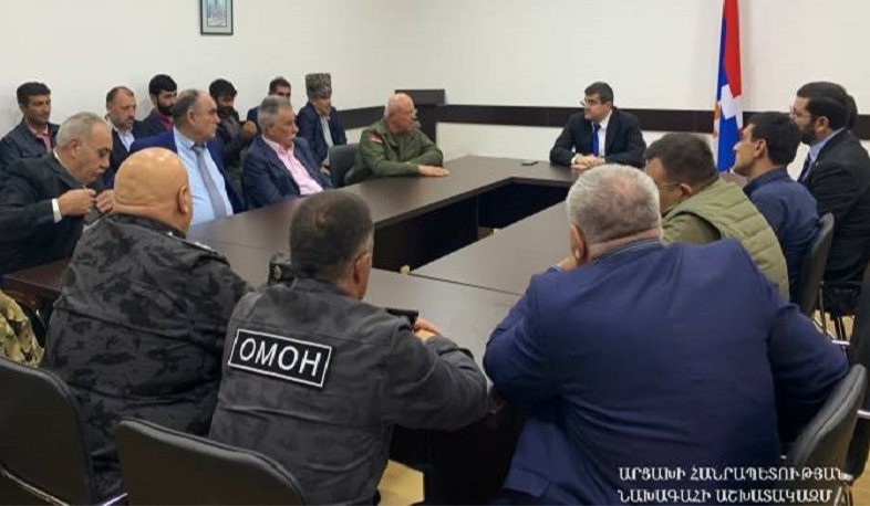 Արցախի նախագահը շարունակում է հանդիպումները Հայրենիքի պաշտպանությանը մասնակցած կամավորական ջոկատների հետ