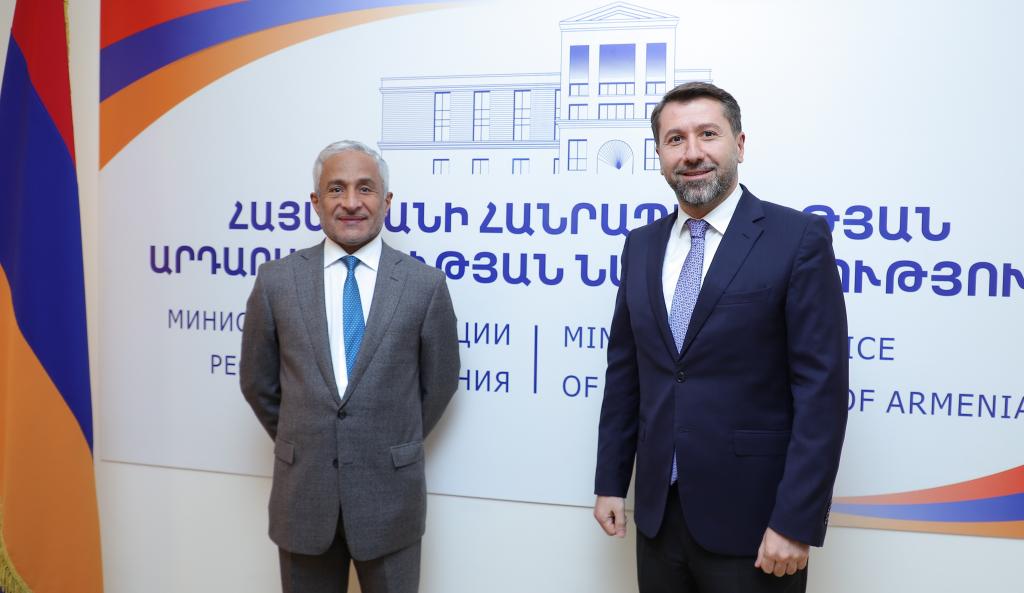 Արդարադատության նախարարի հրավերով Հայաստան է ժամանել ԱՄԷ Վերահսկիչ պալատի նախագահը