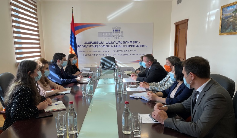 Արդարադատության փոխնախարարը և Եվրոպայի խորհրդի ներկայացուցիչները քննարկել են կոռուպցիայի դեմ պայքարին առնչվող հարցեր