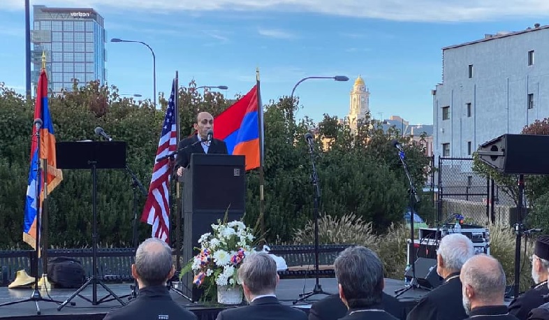Artak Beglaryan had community meetings in Boston