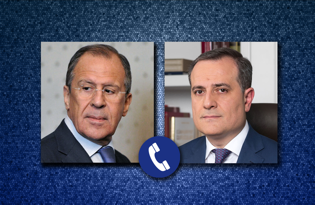 Лавров и Байрамов обсудили ход выполнения трехстороннего заявления о прекращения боевых действий в зоне карабахского конфликта