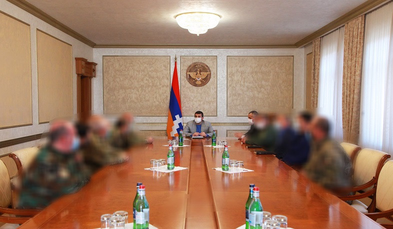 Արցախի նախագահն ԱԱԾ բարձրաստիճան սպայական կազմի մասնակցությամբ խորհրդակցություն է հրավիրել