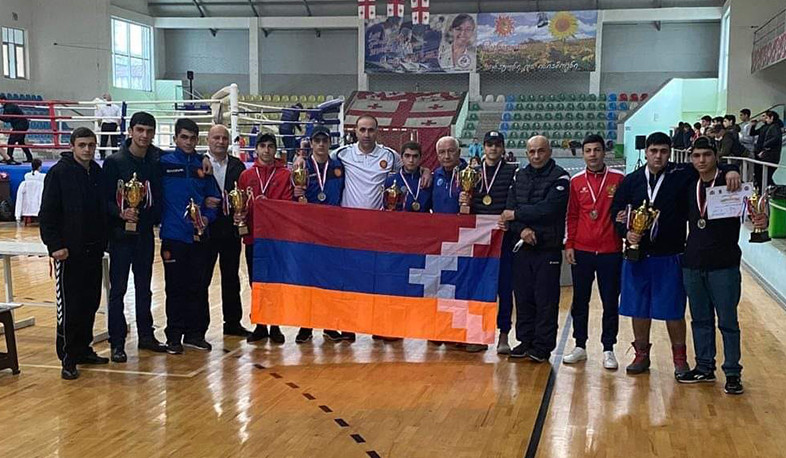 Ermənistan komandası Gürcüstanda 4 qızıl, 3 gümüş və 2 bürünc medal qazanıb