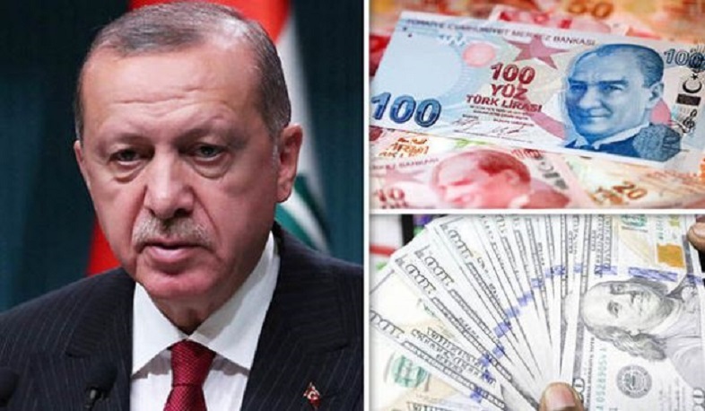 Ərdoğanın müsahibəsindən sonra türk lirəsi növbəti devalvasiya rekorduna çatıb