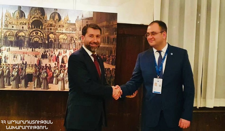 Minister of Justice of Georgia accepted invitation of Minister Andreasyan to visit Armenia