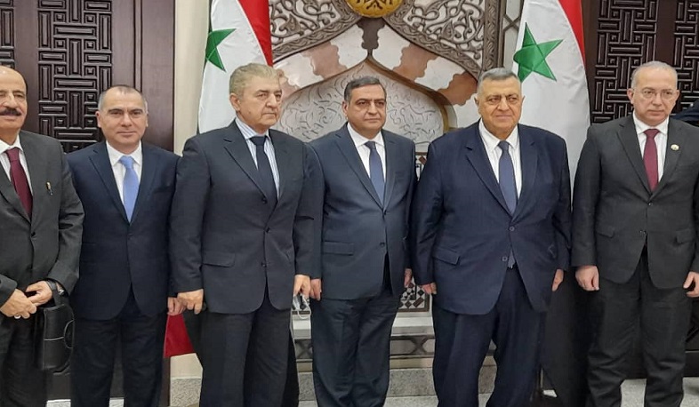 Դեսպան Տիգրան Գևորգյանը Սիրիայի խորհրդարանի նախագահին տեղեկացրել է հայ-թուրքական երկխոսության վերջին զարգացումների մասին