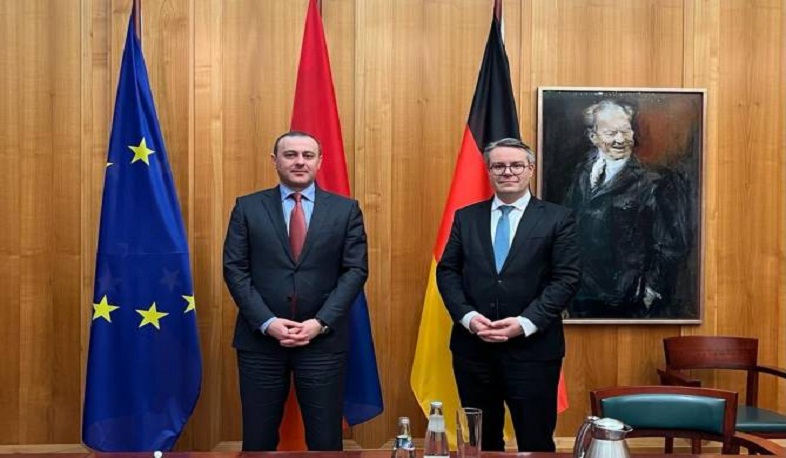 Armenian Security Council Secretary and Minister of State at Federal Foreign Office of Germany exchanged thoughts on regional and global security issues