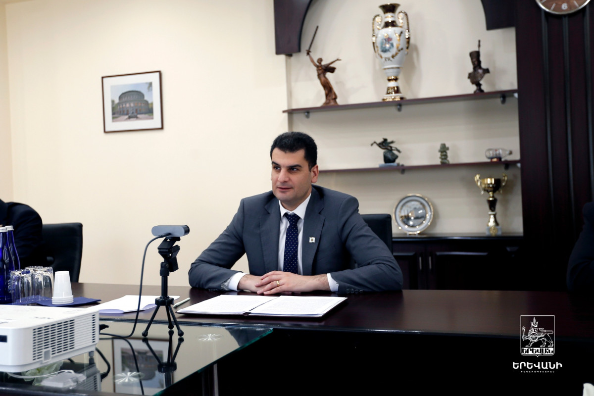 Երևանի քաղաքապետն առցանց մասնակցել է «Քաղաքապետների համաժողով-2022»-ին