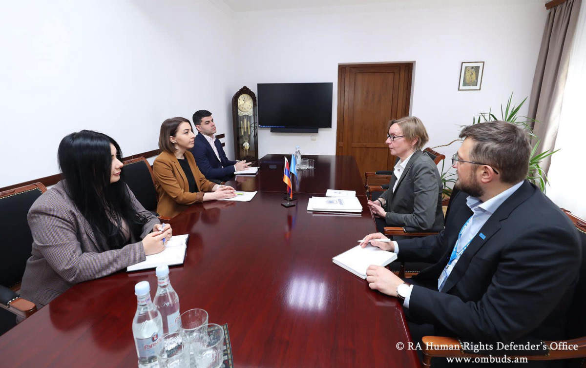 ՀՀ ՄԻՊ-ը ՄԱԿ ներկայացուցչին է ներկայացրել Արցախից տեղահանված անձանց խնդիրները