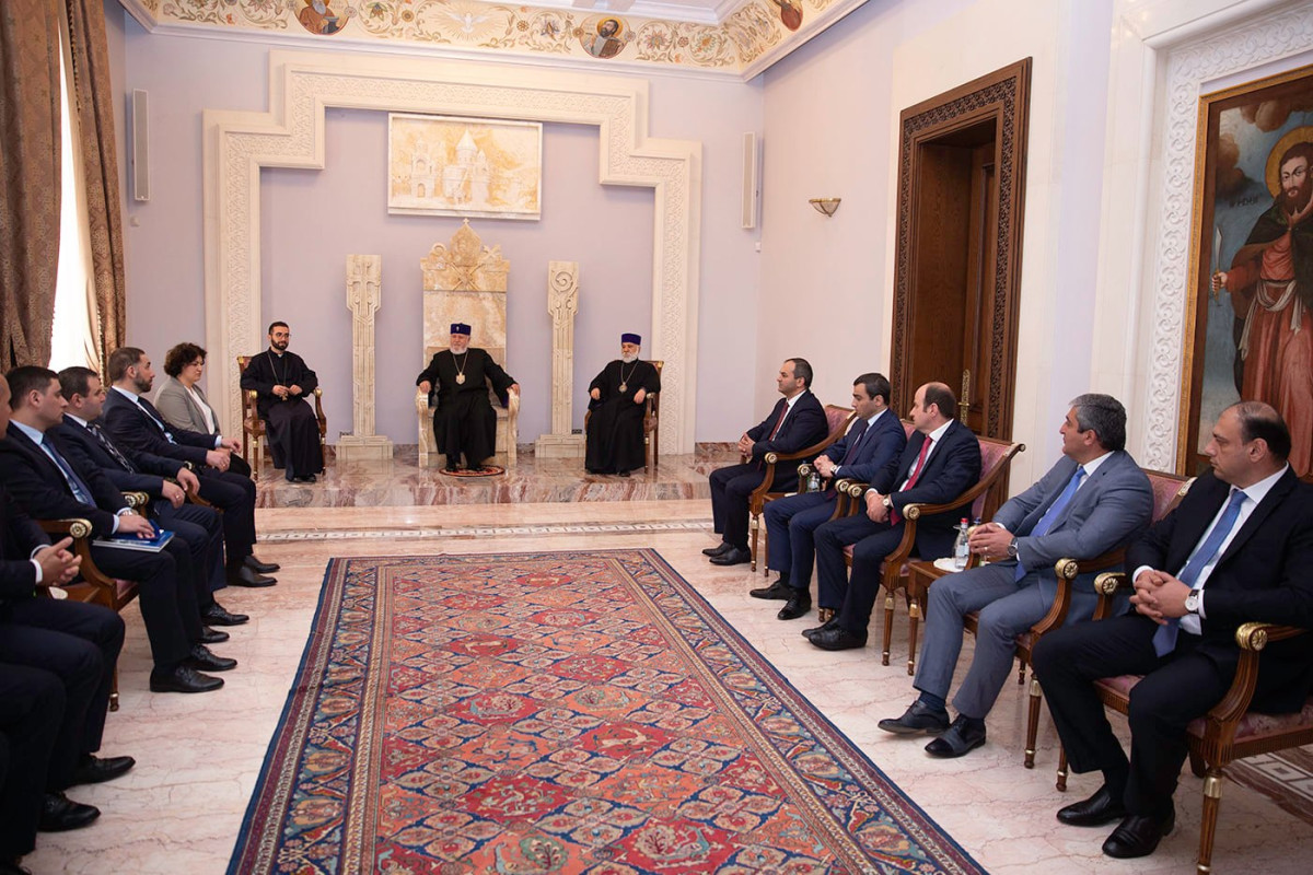 Catholicos of All Armenians received Prosecutor General of Georgia