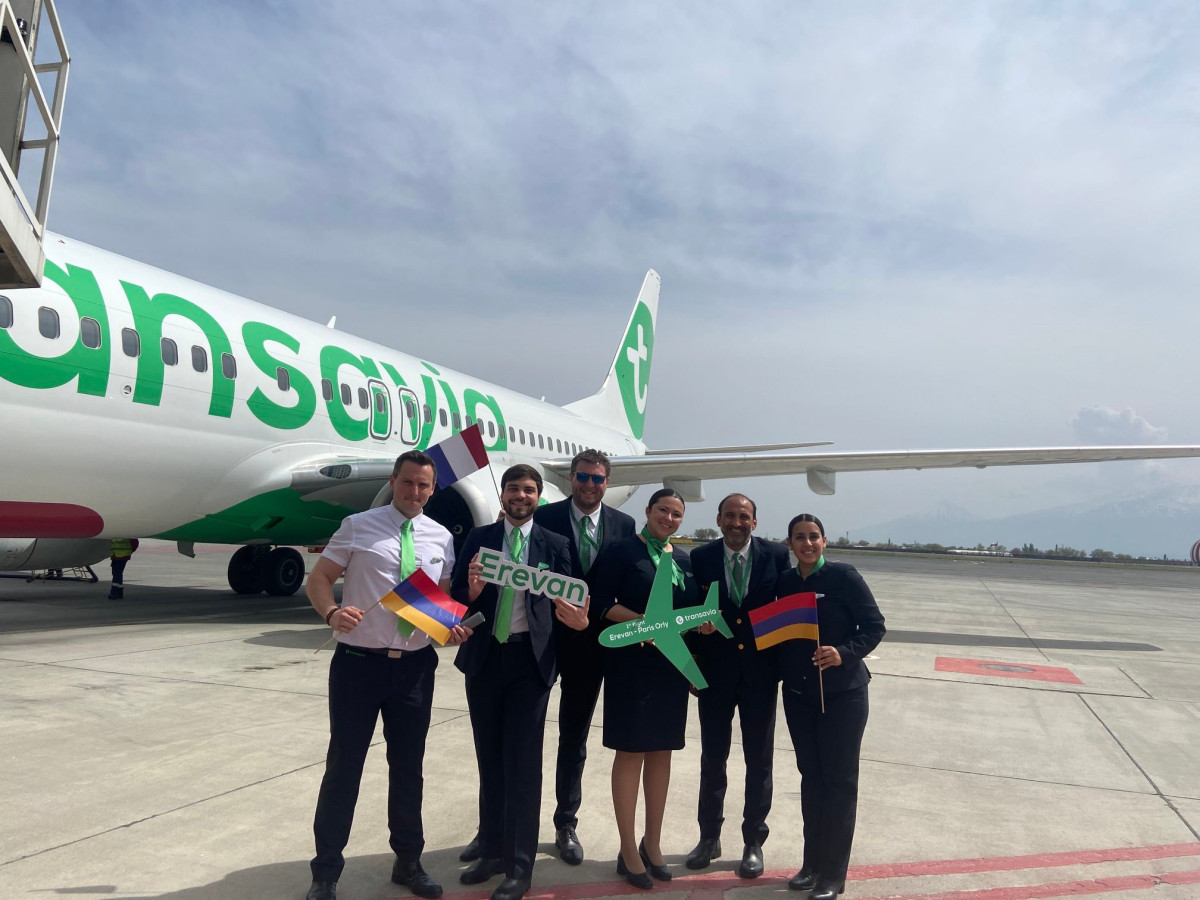 Transavia ավիաընկերությունը մեկնարկել է Փարիզ-Երևան-Փարիզ երթուղով թռիչքներ
