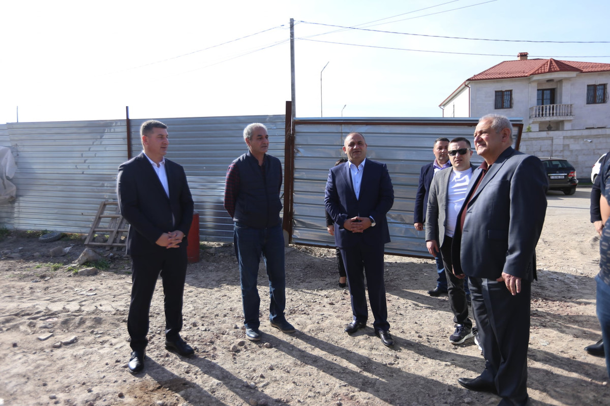 ՏԿԵ նախարարը ծանոթացել է Ջրվեժի մանկապարտեզի շինարարության ընթացքին
