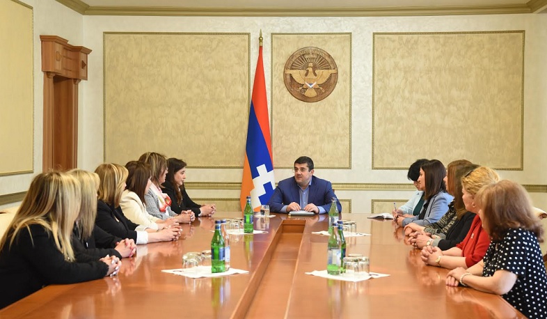 Արցախի նախագահ ն ընդունել է ՀՕՄ-ի պատվիրակությանը