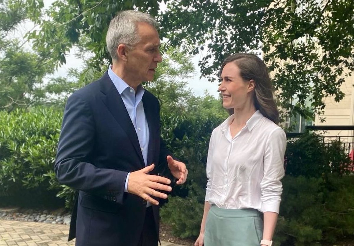 Stoltenberg discusses Finland's membership in NATO with Marin