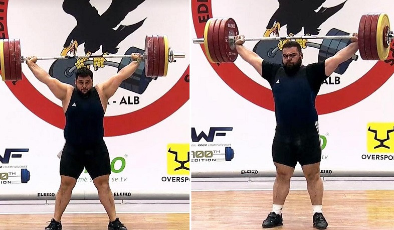 Varazdat Lalayan ağır atletika üzrə Avropa vitse-çempionu, Qor Minasyan isə bürünc medalçı olub