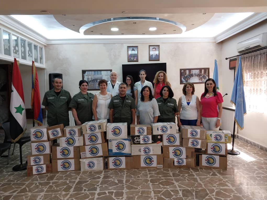 Հայ բժիշկները Հալեպի «Դարմանատուն» կենտրոնին բժշկական և առողջապահական պարագաներ են փոխանցել