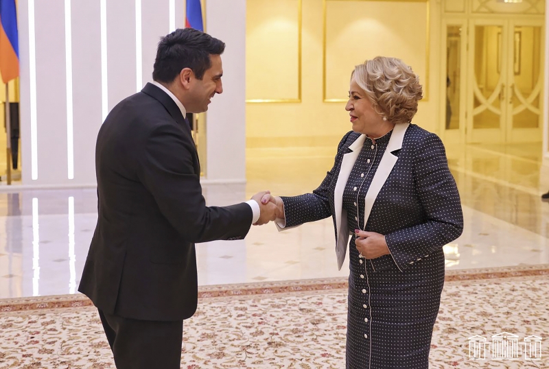 Our position is clear - Armed Forces of Azerbaijan must leave sovereign territory of Armenia: Alen Simonyan to Valentina Matviyenko
