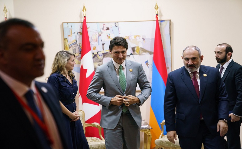 We are committed to strengthening peace and security in Caucasus: Trudeau about meeting with Pashinyan