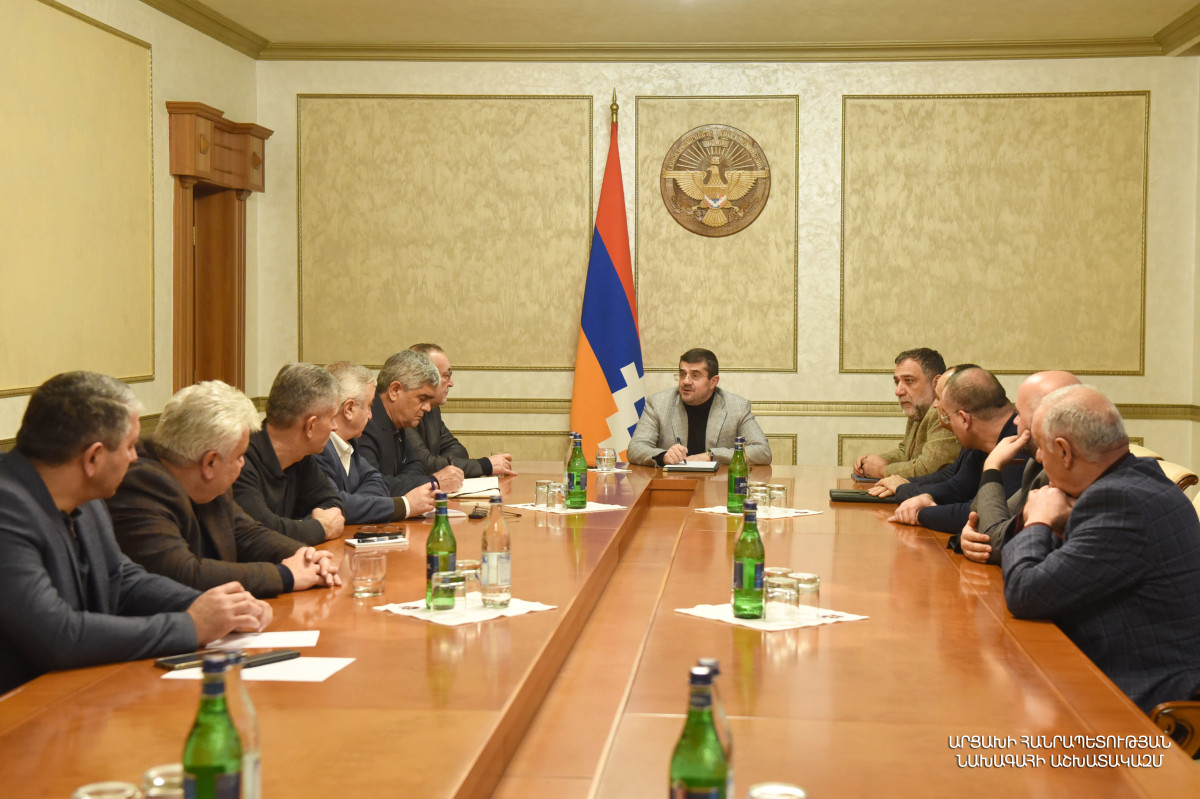 Military-political situation around Artsakh discussed: consultation with President of Artsakh