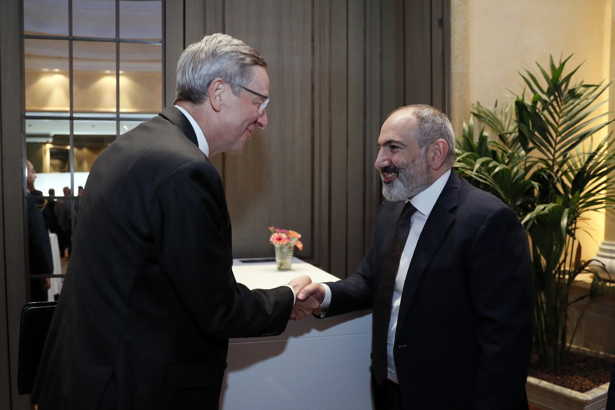 Prime Minister had meetings with the President of EBRD and Executive Director of German Committee on Eastern European Economic Relations in Berlin