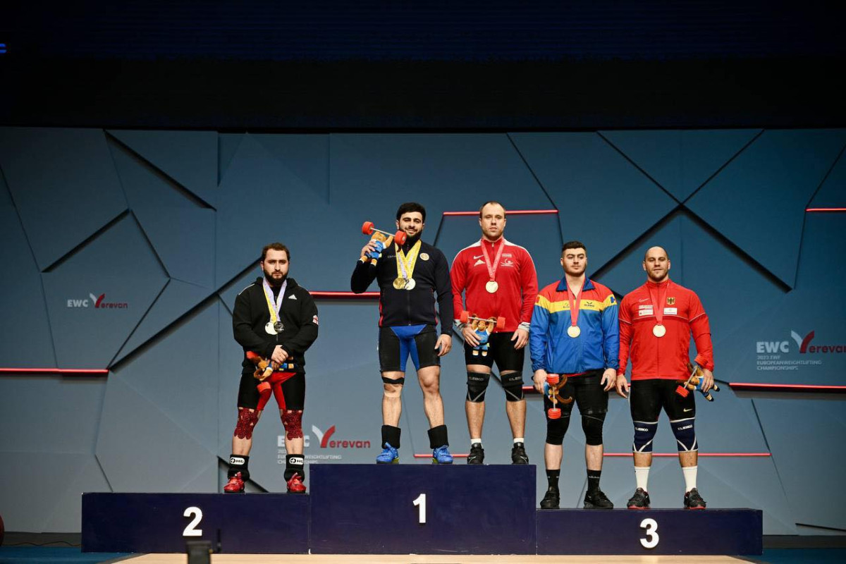 Armenian weightlifter Garik Karapetyan - European Champion