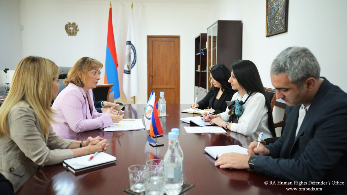 ՄԻՊ-ը ՄԱԿ-ի Զարգացման ծրագրի մշտական ներկայացուցչի հետ քննարկել է կառույցի ինստիտուցիոնալ հզորացմանն առնչվող հարցեր