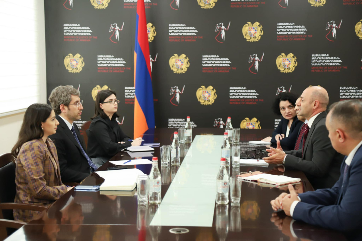 Համաշխարհային բանկը կաջակցի Արդարադատության նախարարությանը. Գրիգոր Մինասյանն ընդունել է ՀԲ ներկայացուցիչներին