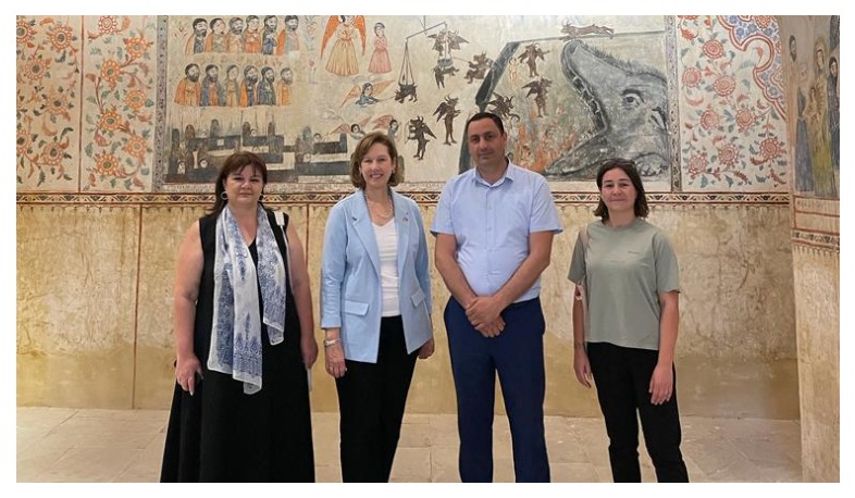 ABŞ səfiri Meğridəki Tatev monastırını, Müqəddəs Hovhannes kilsəsini ziyarət edib və mədəni irsin qorunmasının vacibliyini vurğulayıb
