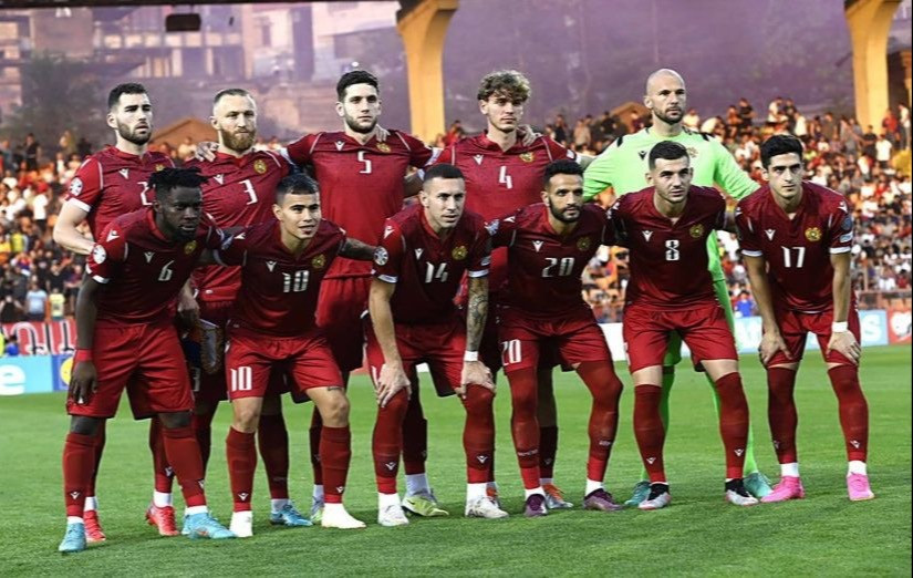 Armenia squad jumps up FIFA world ranking by seven notches