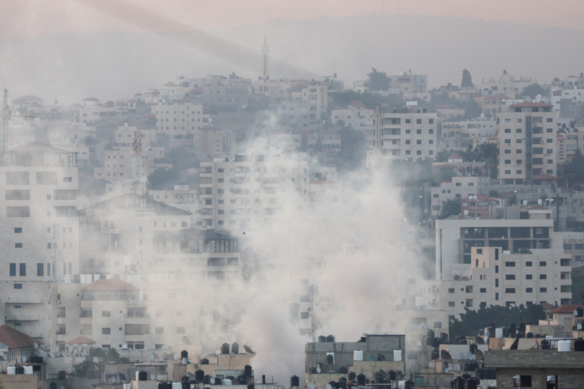 Israeli forces strike West Bank city, Palestinians say one killed