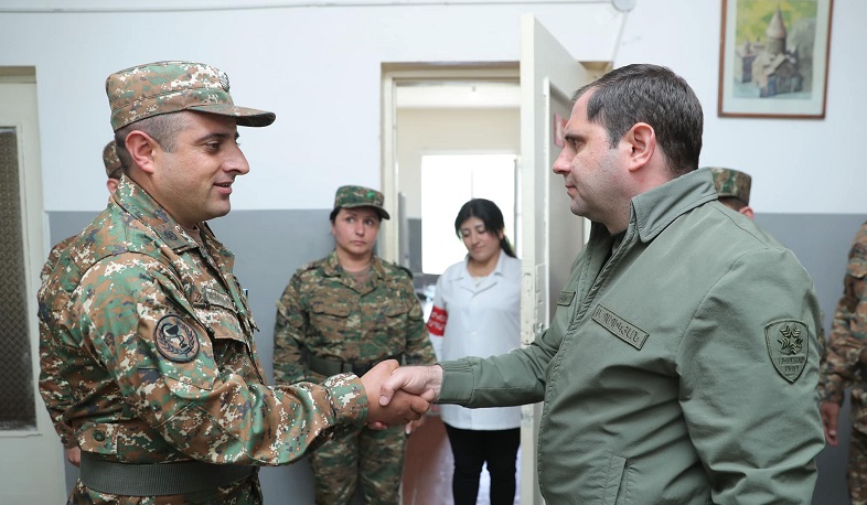 Սուրեն Պապիկյանը ՊՆ զորամասում ծանոթացել է զինծառայողների սոցիալ-կենցաղային պայմաններին