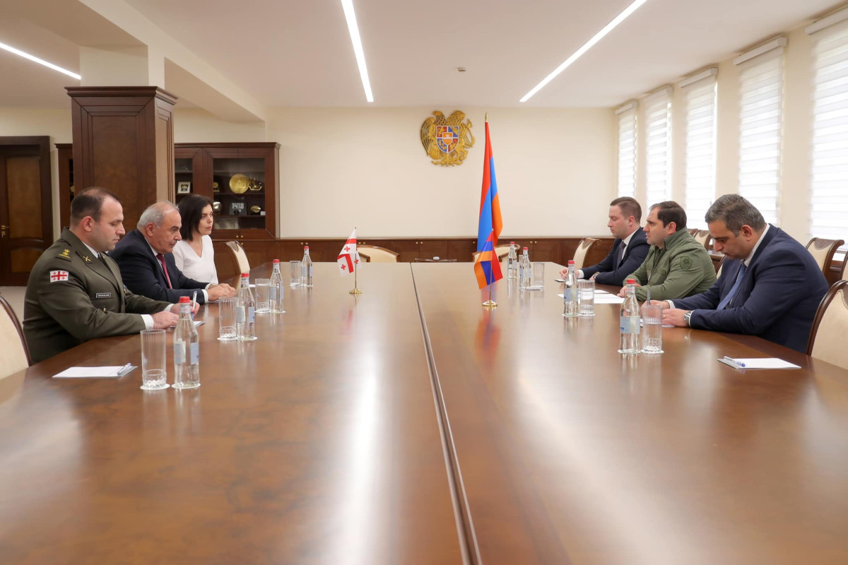Քննարկվել են պաշտպանության ոլորտում հայ-վրացական համագործակցության ընդլայնման հեռանկարներին առնչվող հարցեր