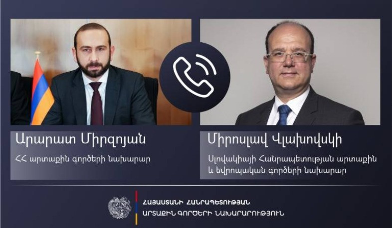 Mirzoyan Slovakiyanın xarici işlər nazirinə Dağlıq Qarabağdakı humanitar böhranın təfərrüatlarını təqdim edib