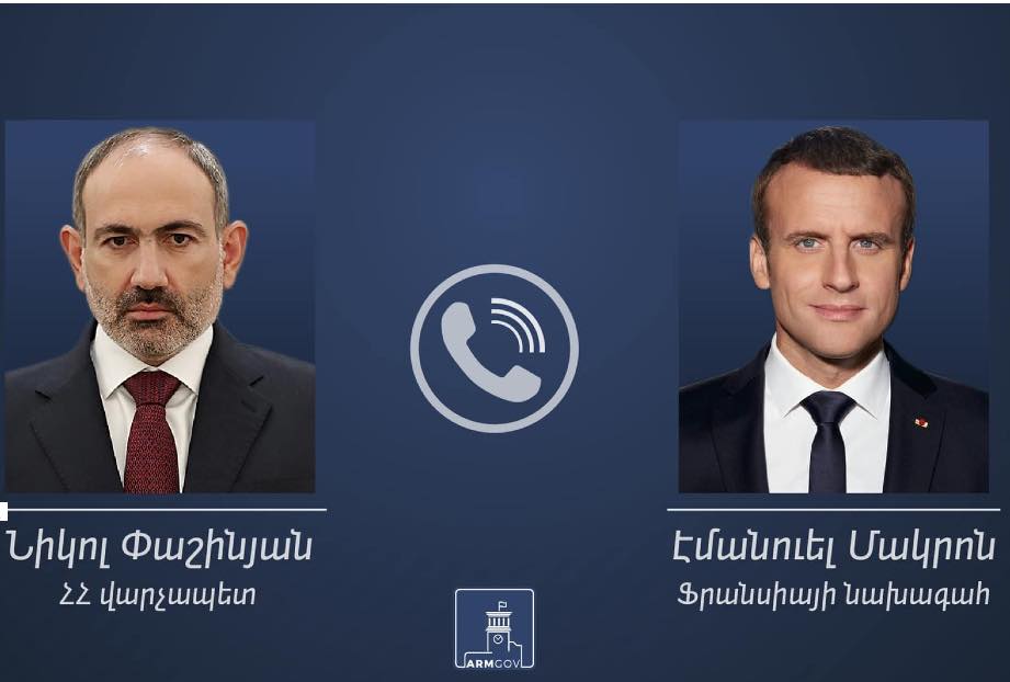 Pashinyan and Macron had telephone conversation: current situation in region discussed